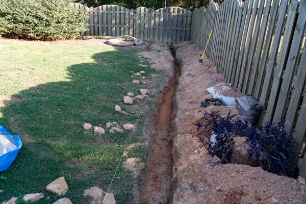 Trench Drain Installation in Midland