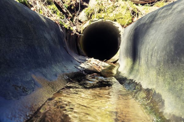 Drainage Swale Installation in Midland