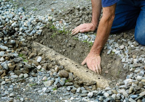 French Ditch Installation in Midland